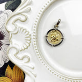 Golden Pendant Faith, Love and Hope in 925 Sterling Silver