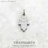 Fatima's Hand Pendant 925 Sterling Silver Jewelry