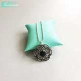 Pendant Flower Zirconia Silver 4.1cm Women's Romantic Gift Keychain Jewelry