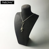 Frog Pendant 925 Silver Green Zirconia Jewelry Europe Styling Gift