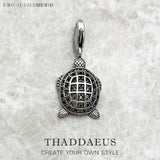 Large Green Turtle Pendant 925 Silver Sterling Jewelry