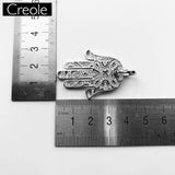 Hand of Fatima Africa Asia Totem 925 Sterling Silver Pendant Gift