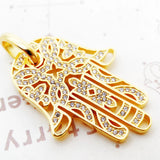 Hand of Fatima Jewelry 925 Sterling Silver Gift For Women Men