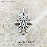 925 Silver Hand of Fatima Love Jewelry Protection Accessorie