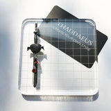 Heart Sword Pendant Necklace Europe Bijoux Gift