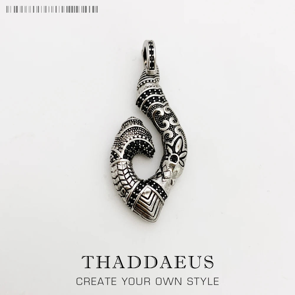Maori Pendant Hook Winter Ethnic Vintage Jewelry Europe Bijoux