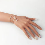 925 Sterling Silver Love Knot Circles Pendant