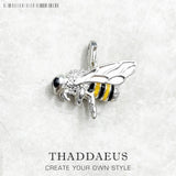 Insect Bee Winter 925 Sterling Silver Pendant
