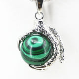 Malachite Stone Green Pendants for DIY Necklace Making