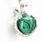 Malachite Stone Green Pendants for DIY Necklace Making