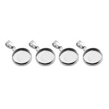 Round Jewelry Tray Blanks Set for Bezel Making - DIY Resin Bases