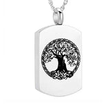 Tree of Life Ashes Urn Necklace for Memorial Personalized Cremation Jewelry