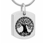 Tree of Life Ashes Urn Necklace for Memorial Personalized Cremation Jewelry
