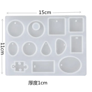 Pendant Jewelry Silicone Mold Resin DIY Jewelry Making Decorating Tool