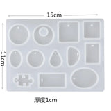 Pendant Jewelry Silicone Mold Resin DIY Jewelry Making Decorating Tool