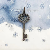Golden Pendant Key in 925 Sterling Silver for Women