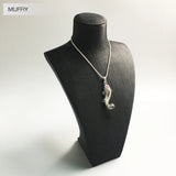 Koi Fish Pendant 925 Silver Zirconia Jewelry Fit Necklace Lucky Gift Women