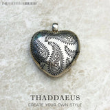 Large Heart Locket 925 Sterling Silver - Romantic Gift