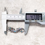 925 Sterling Silver Turquoise Lizzard Pendant