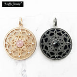Lotos Amulet 925 Sterling Silver Rose Pink Royal Romantic Soul Fine Jewelry