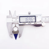 Lucky Triangle Pendant 925 Sterling Silver Jewelry Gift