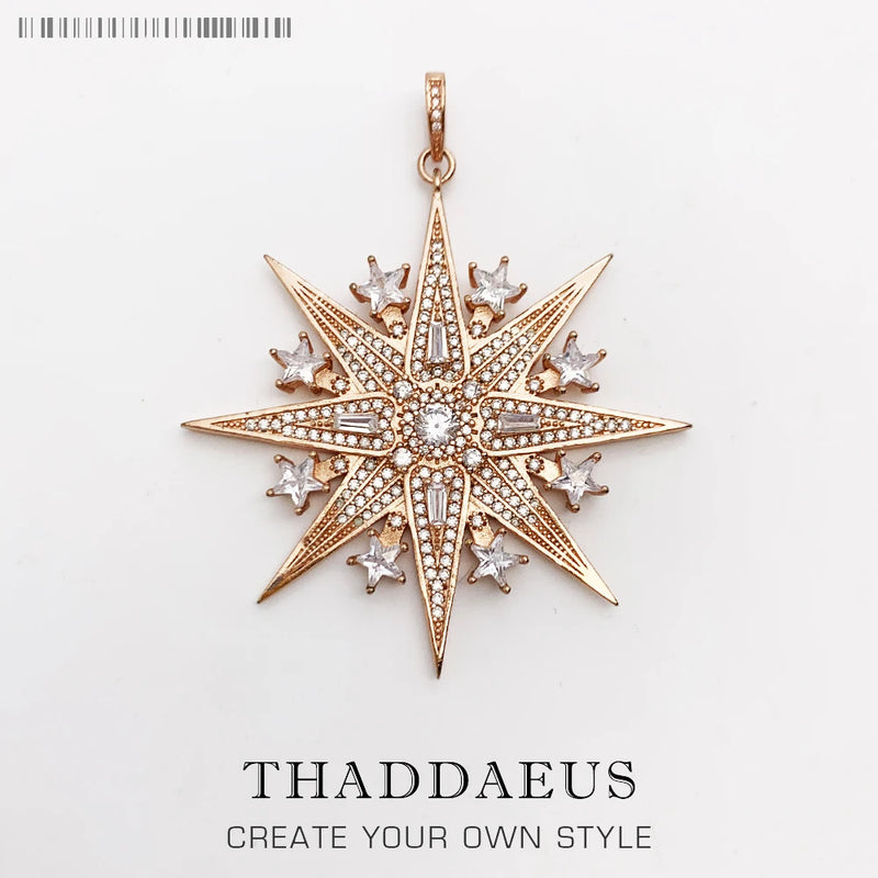 Lucky Magic Star Pendant Rose Gold