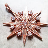 Lucky Magic Star Rose Spring 925 Sterling Silver Jewelry