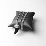 Maori Hook Skull Tooth Eternity 925 Silver Jewelry Gift