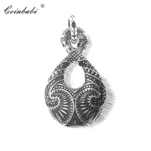 Maori Infinity Tattoos 925 Sterling Silver Ethnic Gift Key Chains Pendant