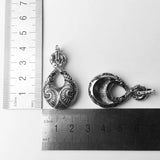 Maori Infinity Tattoos 925 Sterling Silver Ethnic Gift Key Chains Pendant
