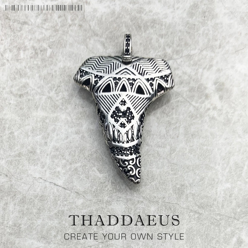 Maori Shark's Tooth Pendant, Ethnic Jewelry for Necklace, Unisex Gift