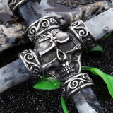 Men's Skull Cross Pendant Retro Style Decorative
