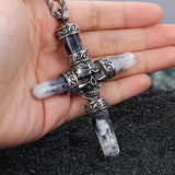 Men's Skull Cross Pendant Retro Style Decorative