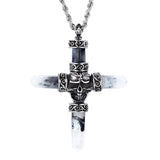 Men's Skull Cross Pendant Retro Style Decorative
