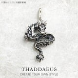 Dragon Jewelry 925 Sterling Silver Punk Gift For Woman Men