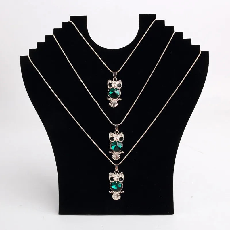 Jewelry Display Stand Table Display Necklace Earring Holder Showcase