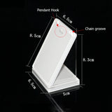 Acrylic Pendant Necklace Display Holder Clear