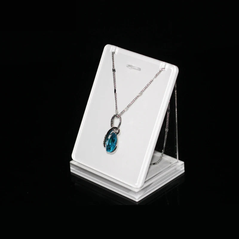 Acrylic Pendant Necklace Display Holder Clear