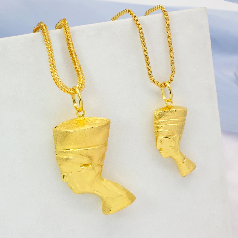 Pharaoh Pattern Pendant Necklace Copper - Daily Wear Jewelry