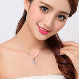 Portuguese Mother Necklace Heart Pendant Necklace Girl Jewelry Christmas