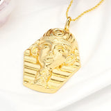 Pharaoh Santa Claus Pendant Necklace for Women