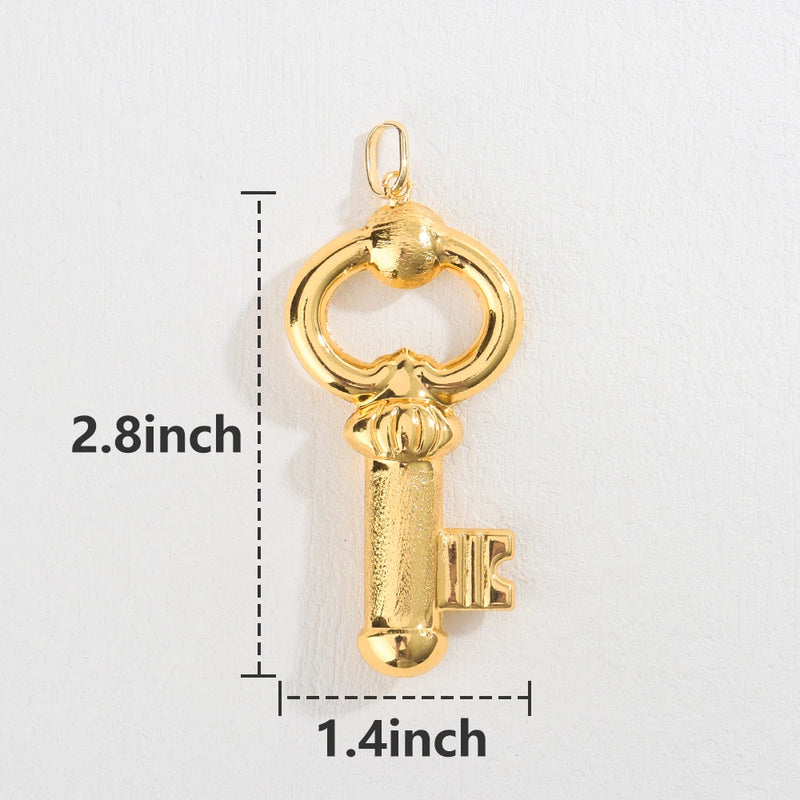 Pendant Necklace Dubai African Accessories For Women Men Hip Hop Jewelry