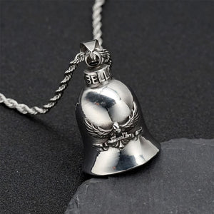 Retro Motorcycle Pendant Bell Chain for Men Office