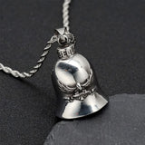 Retro Motorcycle Pendant Bell Chain for Men Office
