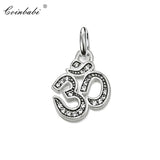 OM Faith 925 Sterling Silver Pendant for Women & Men - Key Chain Necklace