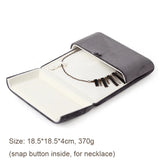 Pearl Necklace Velvet Box Jewelry Organizer Display