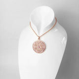 925 Sterling Silver Pendant Disc Ornament Gift