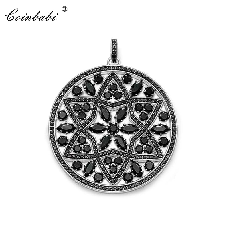 925 Sterling Silver Pendant Disc Ornament Gift