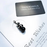 Pendant Panda With Crystal 925 Sterling Silver Jewelry Gift