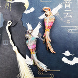 Parrot Colourful Zircon 925 Silver Necklace Women Jewelry
